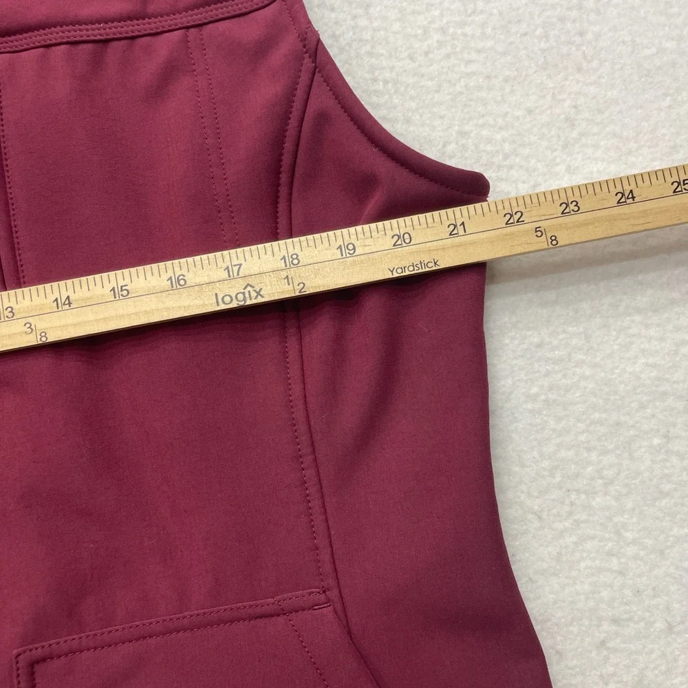 Carhartt Vest Women XL Burgundy WV002 BRG Softshell Fleece‎ Lined Work Gorpcore